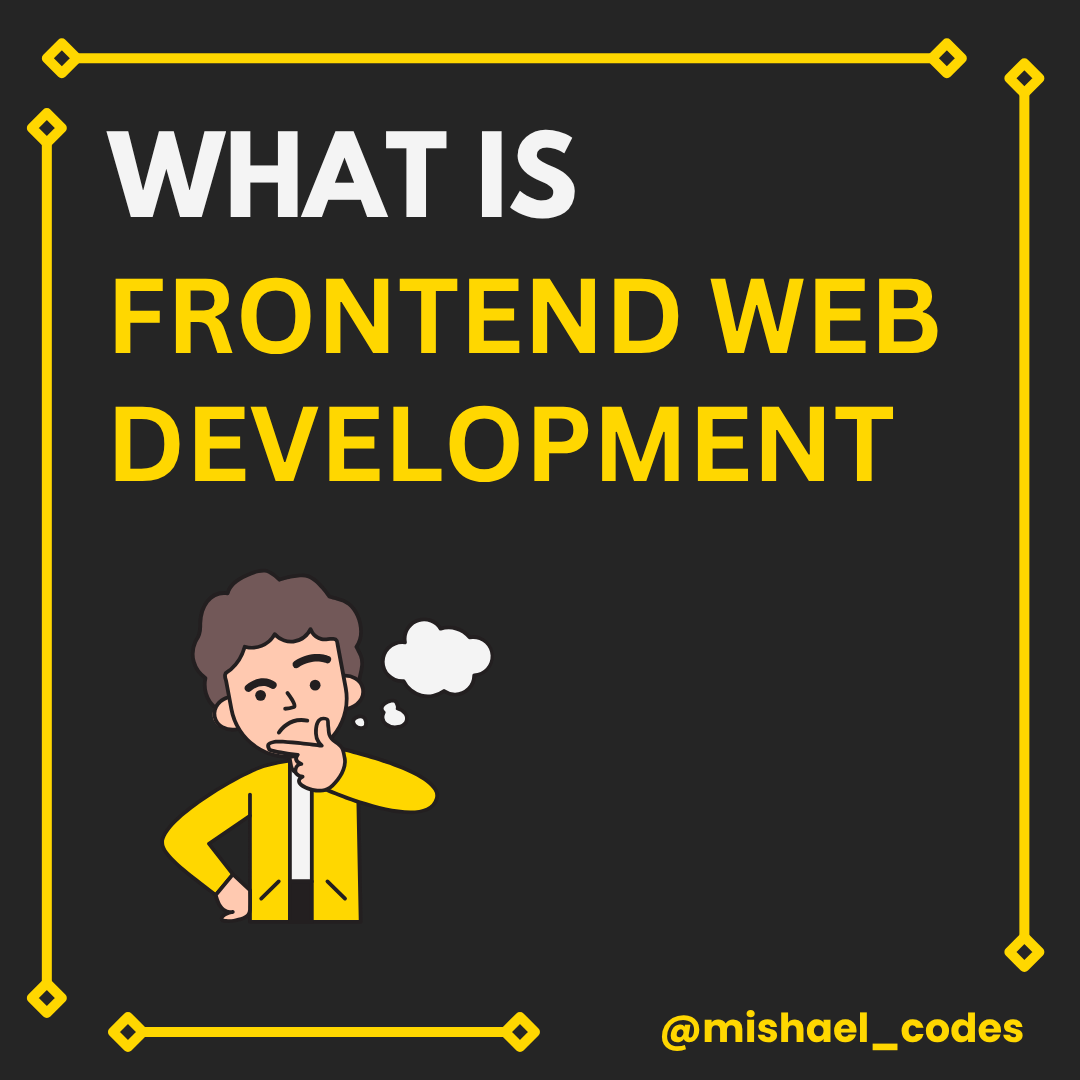 mishael_codes's tweet photo. Decided to post a new type of content. I believe it'll help me improve in explaining frontend terms and technologies. So I'll be starting with what frontend development is and then the technologies involved, starting from HTML to CSS to JavaScript and so on
Enjoy! https://t.co/0CnZ9Y0J9b