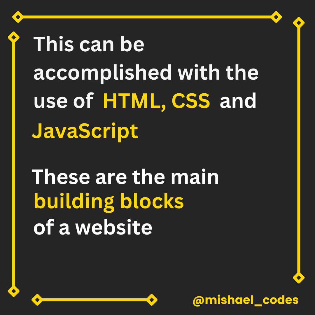 mishael_codes's tweet photo. Decided to post a new type of content. I believe it'll help me improve in explaining frontend terms and technologies. So I'll be starting with what frontend development is and then the technologies involved, starting from HTML to CSS to JavaScript and so on
Enjoy! https://t.co/0CnZ9Y0J9b