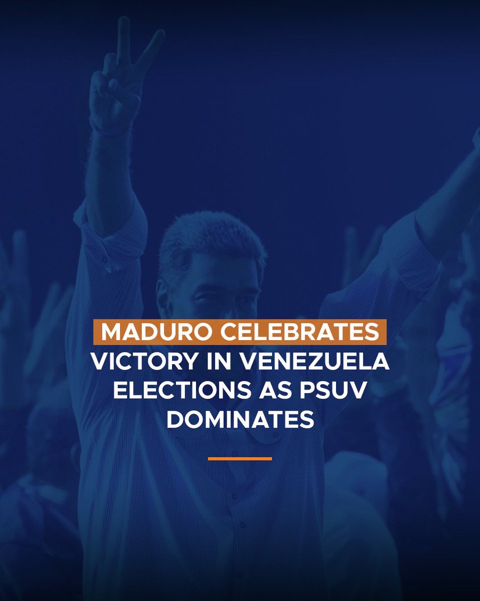 MayadeenEnglish's tweet image. Venezuelan President Nicolás Maduro praised the outcome of the #Venezuelan elections of 2025, declaring that the people have used their votes to pave the way toward building stronger communities and a new democratic model.

In a statement following the elections, #Maduro…
