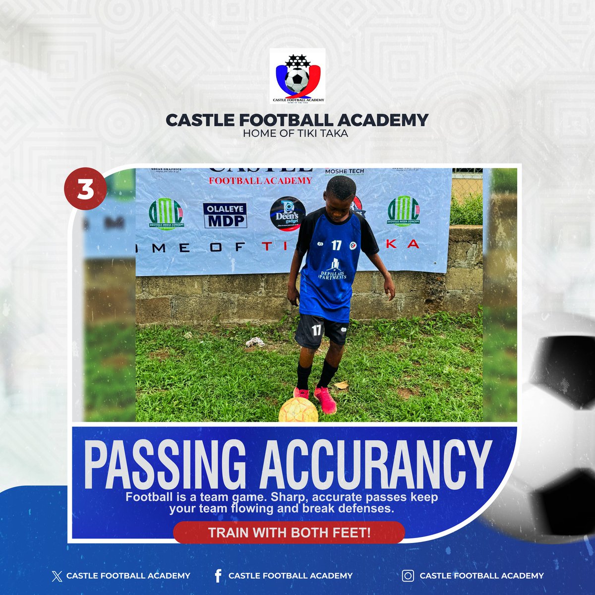 vamosCFA's tweet photo. At New Castle Football Academy, we don’t just train players we develop champions.
From elite coaching to global opportunities, here are 5 reasons why we’re shaping the future of youth football.
Swipe to discover what sets us apart!

#CastleFootballAcademy
#houseoftikitawa https://t.co/8A5lY1MD2n
