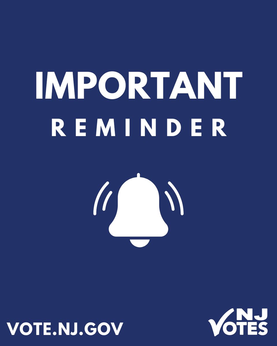 NJ_Votes's tweet image. REMINDER: Primary Election Day is just TWO WEEKS AWAY — Tuesday, June 10. Get all the info you need at Vote.NJ.Gov. #NJVotes #ElectionDay