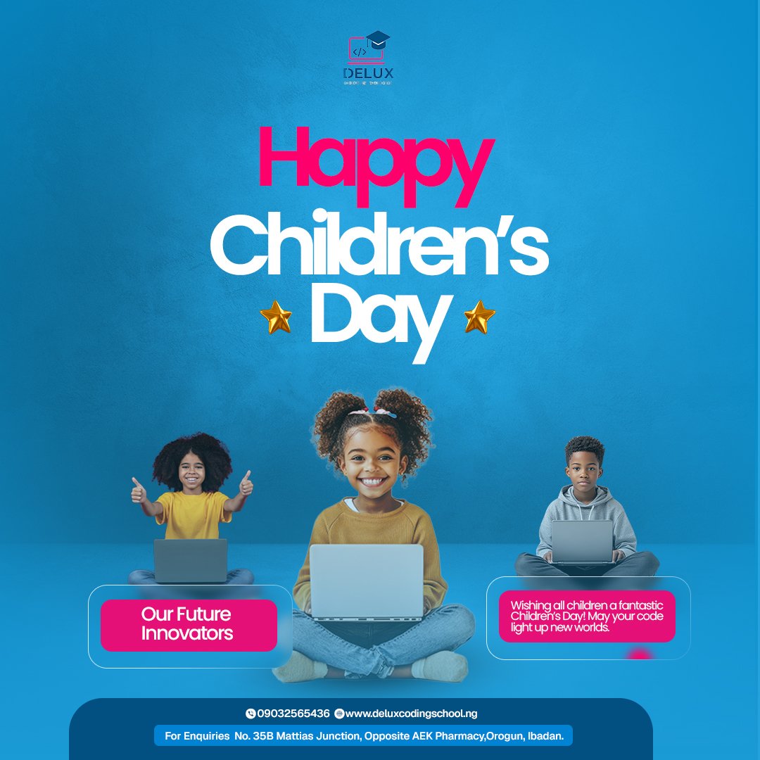 akdesign_s's tweet image. Happy Children's Day!
In a world where our inner child has been suppressed. It is important to let it out once in a while.
Here's a flyer I made for a coding academy.
Let's work together on your next project.
#code #codeacademy #academyflyer #flyer #growth #creativity