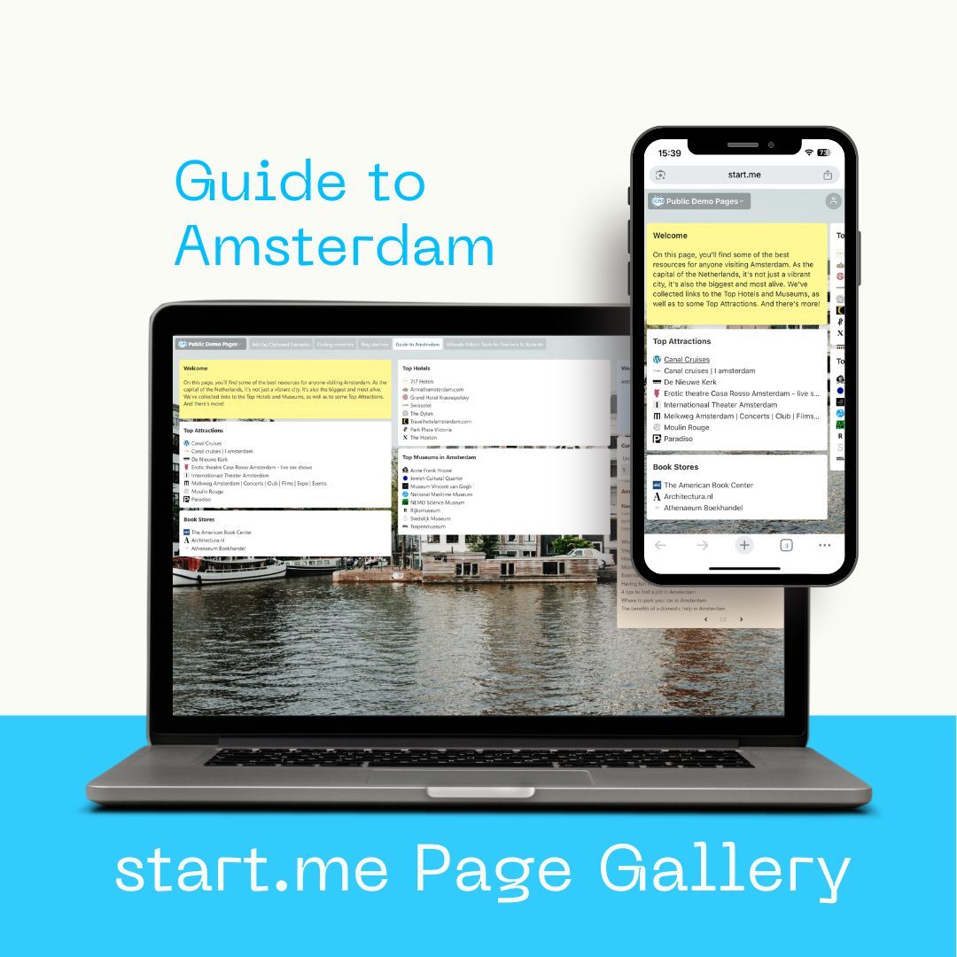 Planning a trip to Amsterdam? 🇳🇱 This page has top hotels, museums, attractions, and more—everything you need to explore the city like a local.
start.me/p/Pw7kmn/guide…