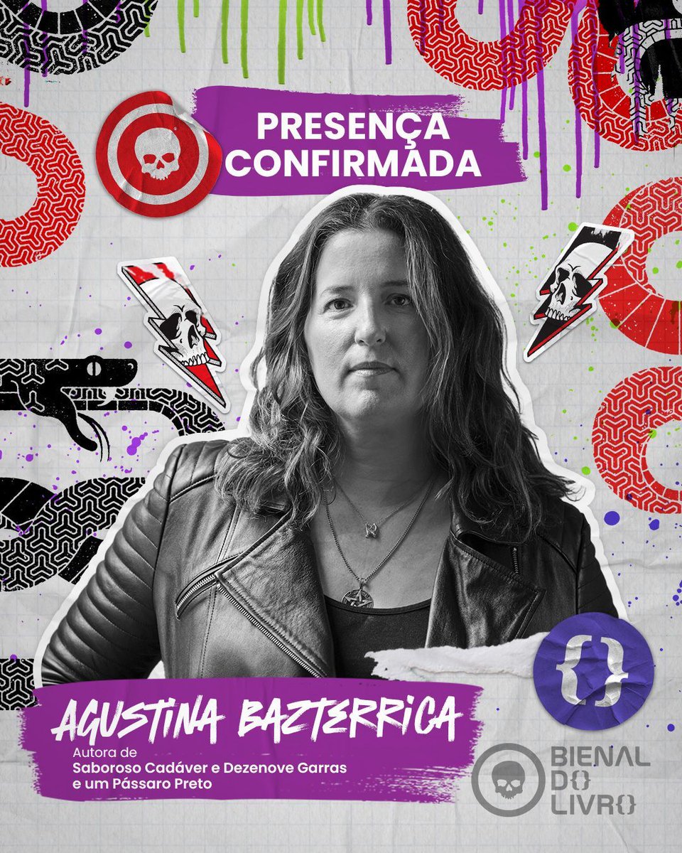 DarkSide® Books 🔴 (@darksidebooks) on Twitter photo ELA ESTÁ DE VOLTA 🐈⬛
Autora dos best-sellers Saboroso Cadáver e Dezenove Garras e um Pássaro Preto, <a href="/AgusBazterrica/">Agustina Bazterrica💚🏳️🌈</a> retorna ao Brasil junto com a Caveira para celebrar a literatura que nos atravessa por dentro e por fora. ELA ESTÁ DE VOLTA 🐈⬛
Autora dos best-sellers Saboroso Cadáver e Dezenove Garras e um Pássaro Preto, <a href="/AgusBazterrica/">Agustina Bazterrica💚🏳️🌈</a> retorna ao Brasil junto com a Caveira para celebrar a literatura que nos atravessa por dentro e por fora.