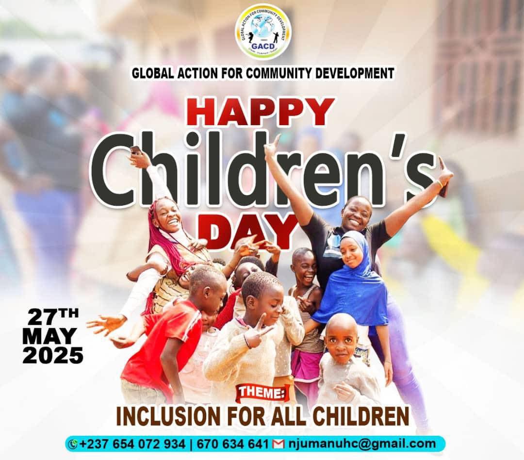 At GACD, we believe every child deserves love, protection, education &amp; the freedom to dream without limits.
To every child:
You are special.
You are strong.
You are the leaders of tomorrow.
Happy Children’s day