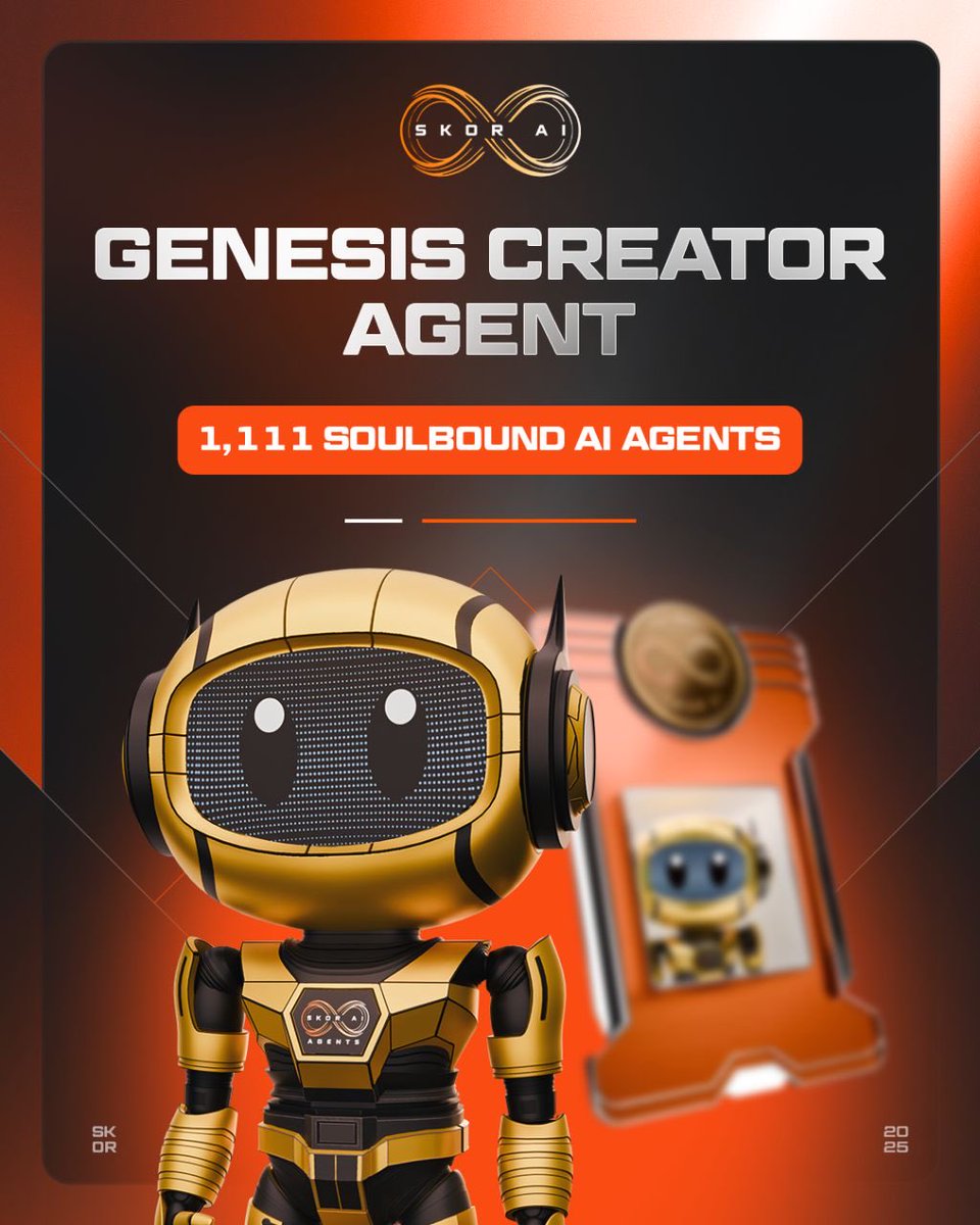 $SKORAI did a 21x in its first 30 days, securing a top 1% token launch in 2025.

No VC games. No insider unlocks.
Just real demand, driven by a product people actually use.

Now it’s holding strong near ATH…
And <a href="/theskorai/">SKOR</a> isn’t slowing down.

Next up?

The Genesis Creator Agent