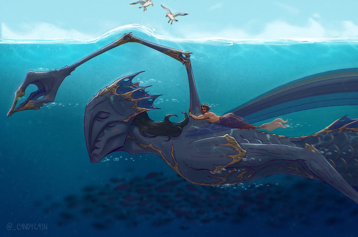 herald of the sea + tiny husband #mermay #jayvik