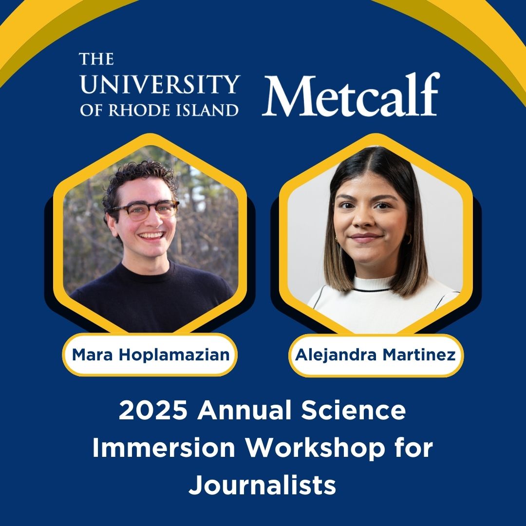 Metcalf Institute (@metcalfuri) on Twitter photo Meet <a href="/mara_hop/">Mara Hoplamazian</a>, a reporter for New Hampshire Public Radio, and <a href="/alereports/">Alejandra Martinez</a>, of The Texas Tribune! These climate and environmental journalists are part of Metcalf’s 2025 Annual Science Immersion Workshop cohort. Read up on all the fellows ➡️ ow.ly/WmLf50VXRws
#AWJ2025 Meet <a href="/mara_hop/">Mara Hoplamazian</a>, a reporter for New Hampshire Public Radio, and <a href="/alereports/">Alejandra Martinez</a>, of The Texas Tribune! These climate and environmental journalists are part of Metcalf’s 2025 Annual Science Immersion Workshop cohort. Read up on all the fellows ➡️ ow.ly/WmLf50VXRws
#AWJ2025