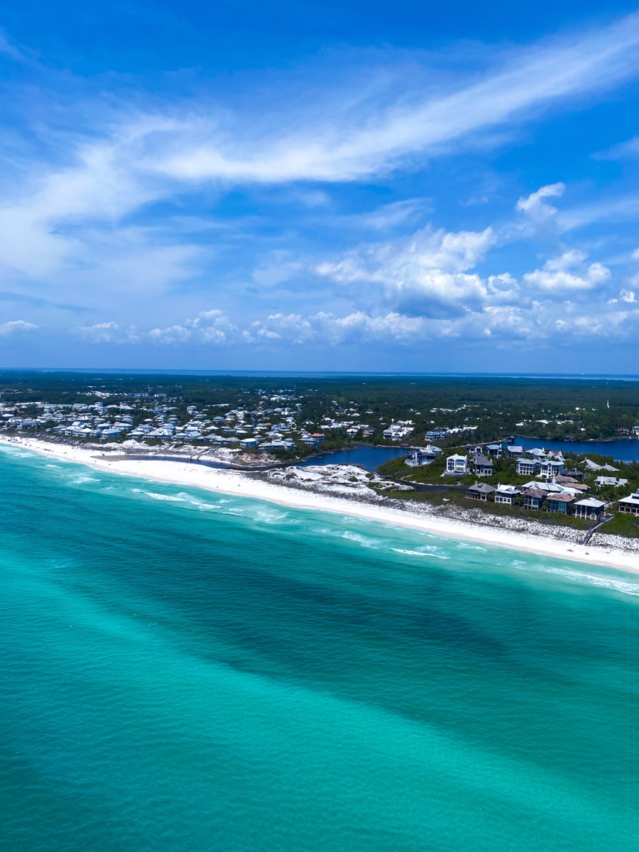 #SouthWalton beach views from the sky 🚁