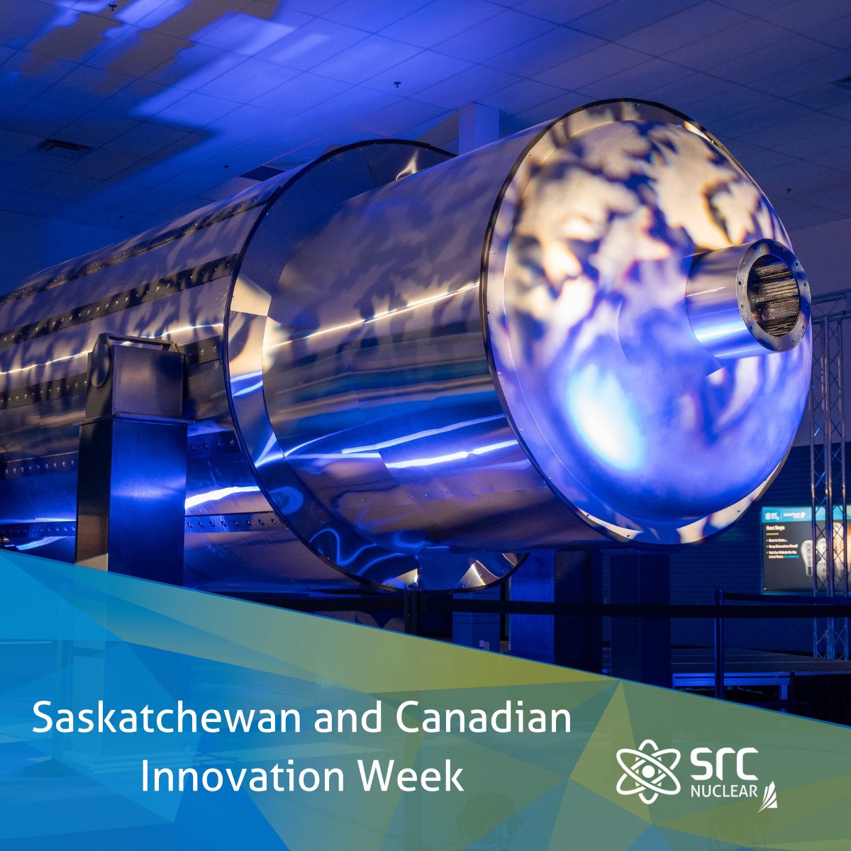 It's Sask. and Canadian Innovation Week! We are turning innovation to action by pursuing the demonstration of a microreactor in Saskatchewan. Microreactors may be an ideal energy solution for off-grid or edge-of-grid applications in the province.

More: src.nu/3EkekAG