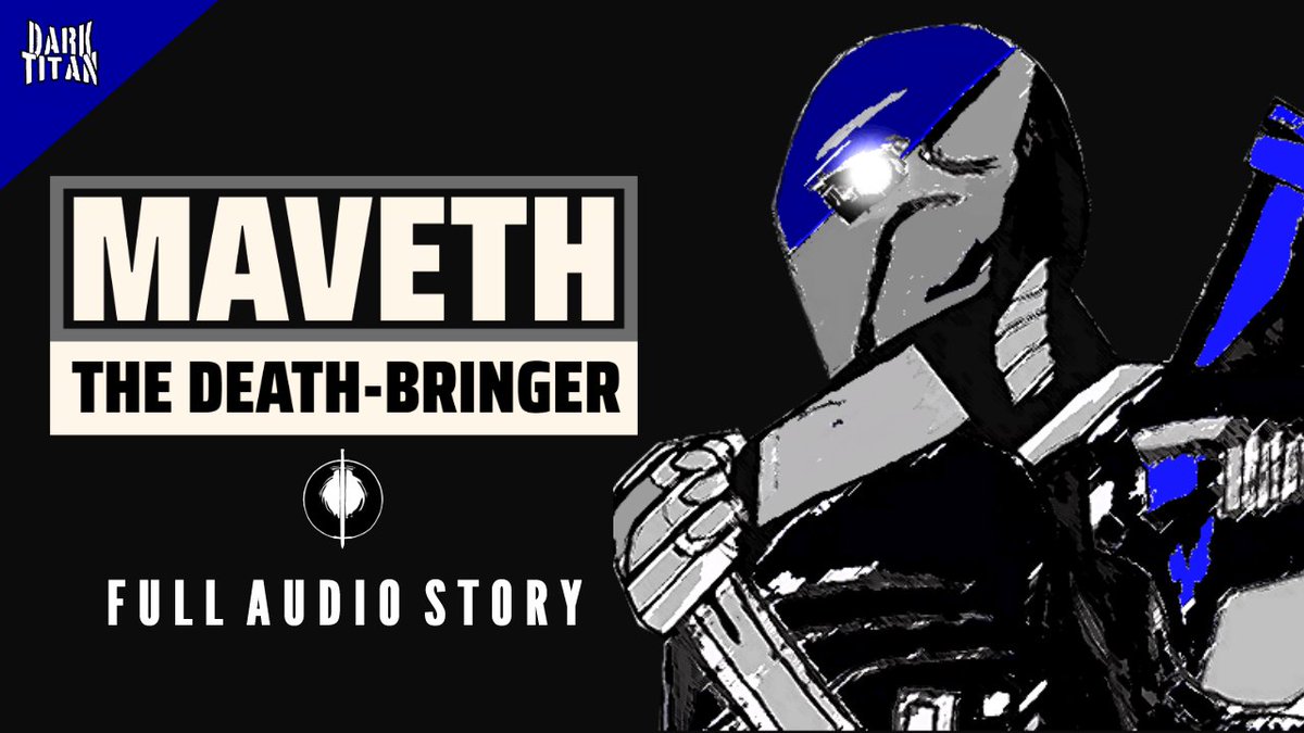 HaleviorSound's tweet photo. Soldier. Mercenary. Slayer.

The audio-story of Maveth, The Death-Bringer on a secret mission in the world of risen heroes. Set in the #DarkTitanUniverse.

Listen Now: https://t.co/kyujVFaO4h https://t.co/rIyzsbgDgb