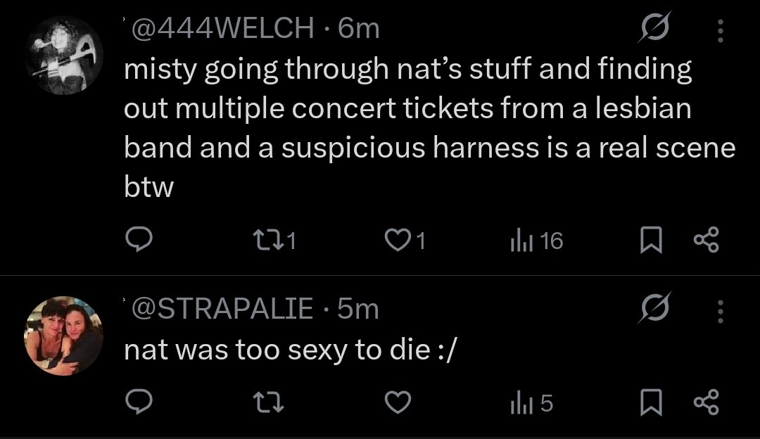 natwwho's tweet image. the concept of oomf strapalie being the more tame one