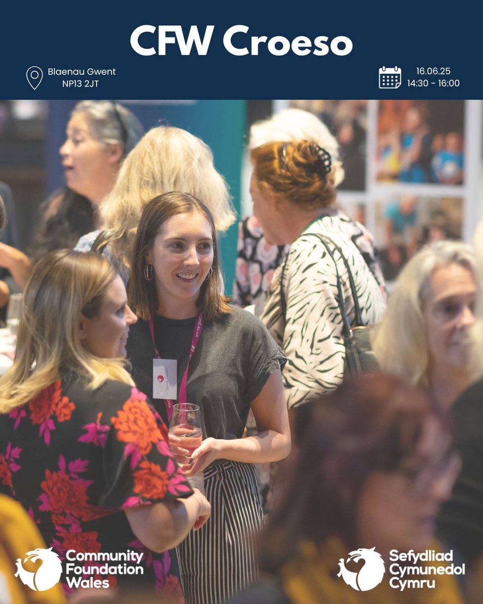 Community Foundation Wales (@foundationwales) on Twitter photo Join us in Blaenau Gwent for our next #CFWCroeso event, in partnership with <a href="/BITC/">Business in the Community</a>!
Panel | Q&A | Advice for communities & businesses
Speakers:
🔉Judi Rhys <a href="/foundationwales/">Community Foundation Wales</a>
🔉Tracy Rees <a href="/BITC/">Business in the Community</a>
🔉Walter May <a href="/GlobalWelsh/">GlobalWelsh</a>
Free | <a href="/llaninstitute/">Llanhilleth Inst.</a> ow.ly/Rzj950VZaUa Join us in Blaenau Gwent for our next #CFWCroeso event, in partnership with <a href="/BITC/">Business in the Community</a>!
Panel | Q&A | Advice for communities & businesses
Speakers:
🔉Judi Rhys <a href="/foundationwales/">Community Foundation Wales</a>
🔉Tracy Rees <a href="/BITC/">Business in the Community</a>
🔉Walter May <a href="/GlobalWelsh/">GlobalWelsh</a>
Free | <a href="/llaninstitute/">Llanhilleth Inst.</a> ow.ly/Rzj950VZaUa