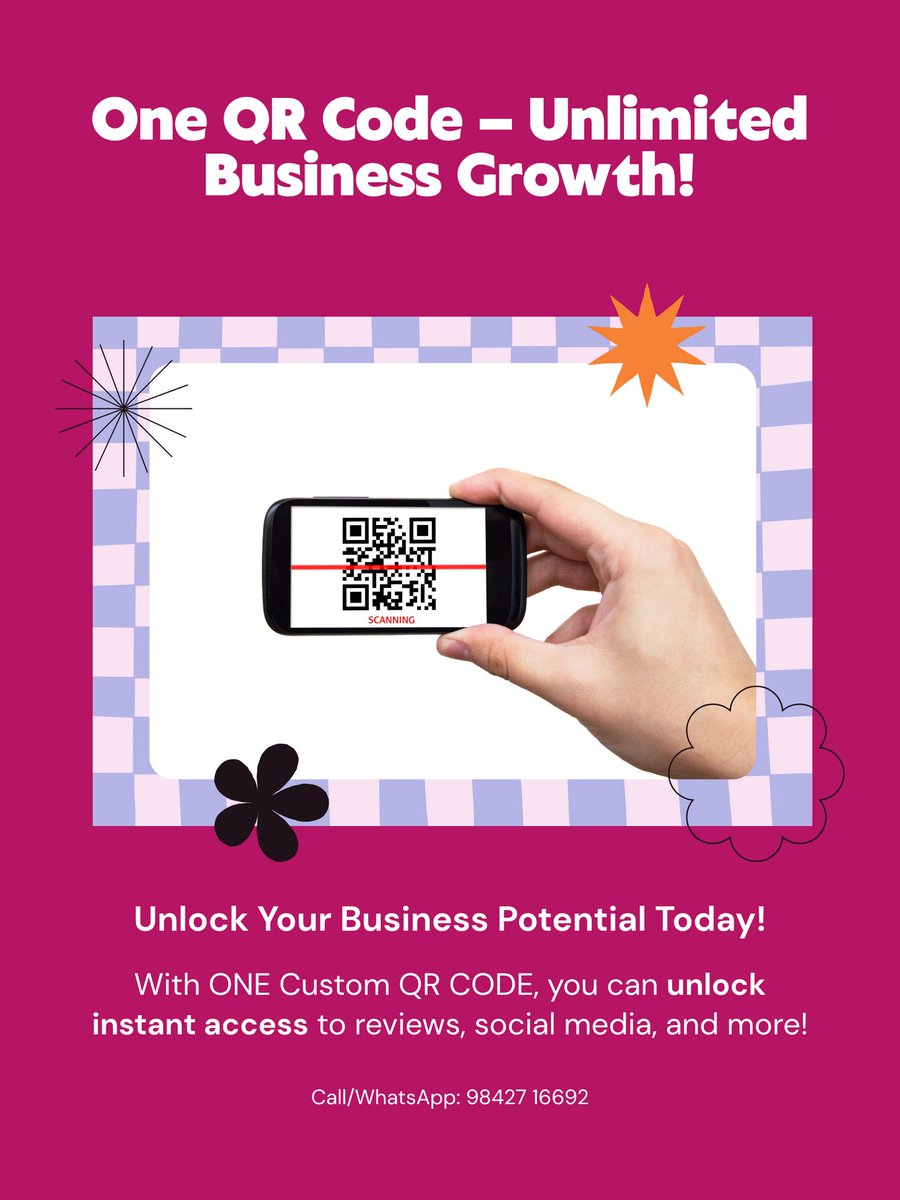 whatsoftrwm's tweet image. 🚀 Boost your business with a custom QR code—first one FREE! 🎉 Unlock reviews, expand your reach, &amp;amp; share videos instantly. Act now! ⏳📲✨ #CustomQRCode #BusinessBoost #DigitalMarketing #CustomerEngagement #FreeOffer info.rightwinmedias.com/info