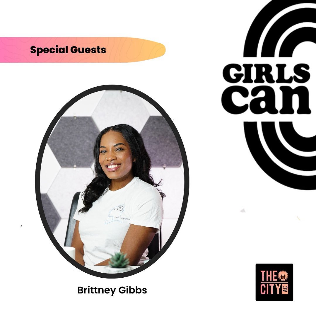 Excited to welcome Brittney Gibbs (<a href="/themindgame/">Oxane</a>) to our 2025 #GirlsCan lineup! 💛

🧠 Founder, The Mind Game
🎓 NCAA D1 Alum
💬 Sport Psych Advocate
💪 Champion for mental strength &amp; BIPOC athletes

Let’s go! @bordercity_ac #TheCityAC #WomenInSport #SportPsychology