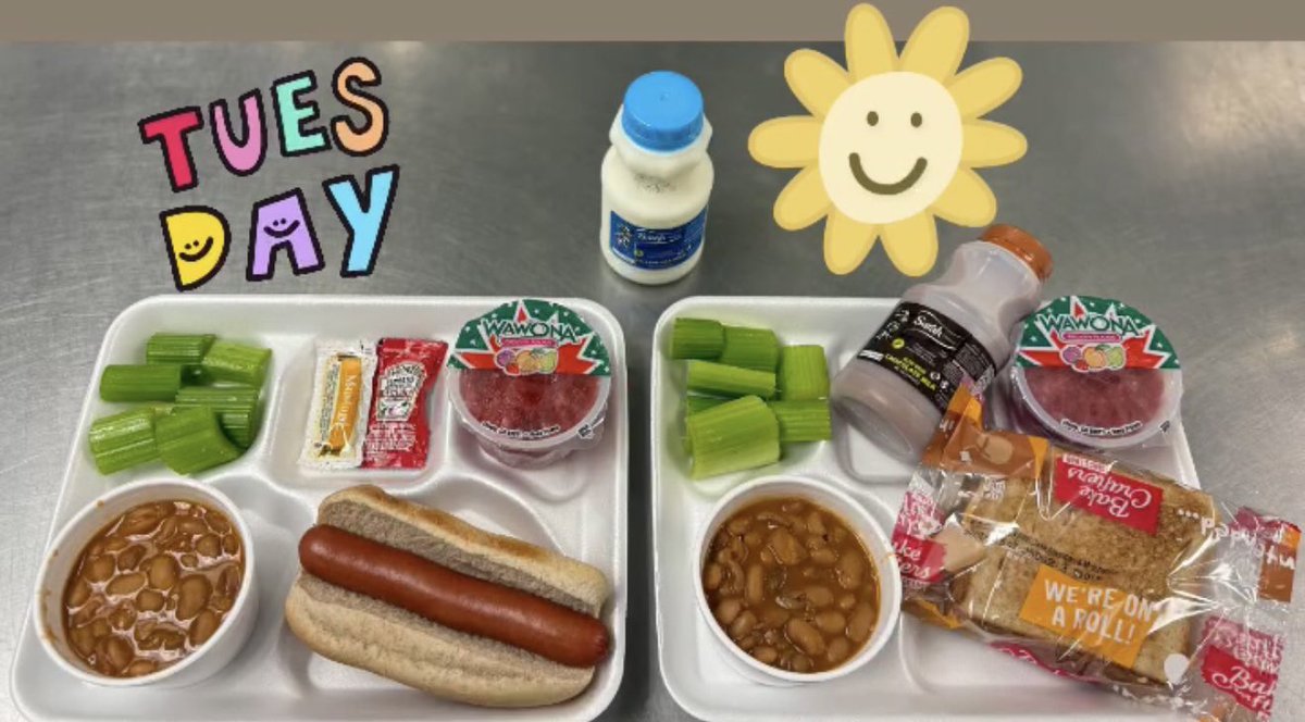 Susan Sanchez : CNS Manager lll (@sanchez_hms_ies) on Twitter photo Hello ๐๐ป Cavaliers!! โค๏ธTodayโs Menu: Hotdog ๐ญ, Mustard, Ketchup or Grilled Cheese Sandwich ๐ฅช both with chili ๐ถ๏ธ Beans ๐ซ, Celery Sticks, Strawberry ๐ Fruit Cup and Variety of Milk ๐ฅ๐ช๐ผโ๏ธ#Allin #TeamSisd <a href="/SocorroISD/">Socorro ISD</a> <a href="/HERNANDO_MS/">Dr. Jesse A. Sepulveda</a> <a href="/RNava_HMS/">Raul Nava Jr.</a> <a href="/DNavariz_HMS/">Dr. Danielle Navariz</a> Hello ๐๐ป Cavaliers!! โค๏ธTodayโs Menu: Hotdog ๐ญ, Mustard, Ketchup or Grilled Cheese Sandwich ๐ฅช both with chili ๐ถ๏ธ Beans ๐ซ, Celery Sticks, Strawberry ๐ Fruit Cup and Variety of Milk ๐ฅ๐ช๐ผโ๏ธ#Allin #TeamSisd <a href="/SocorroISD/">Socorro ISD</a> <a href="/HERNANDO_MS/">Dr. Jesse A. Sepulveda</a> <a href="/RNava_HMS/">Raul Nava Jr.</a> <a href="/DNavariz_HMS/">Dr. Danielle Navariz</a>
