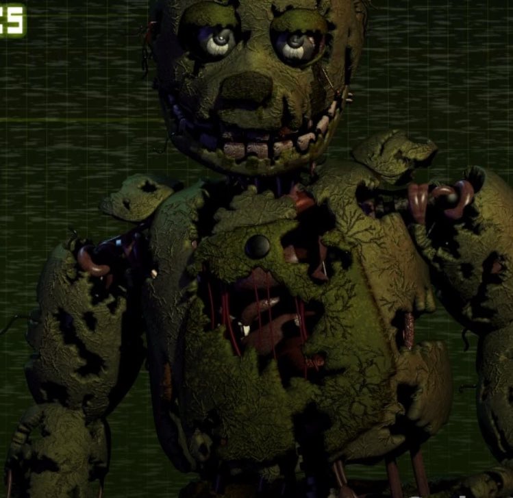 norversityy's tweet image. No offense, I love the springtrap model and glad he’s being added, but I just feel uncomfortable with his design not having the belly pattern, buttons etc. Any ways GG
#DeadbyDaylight #FNAF
