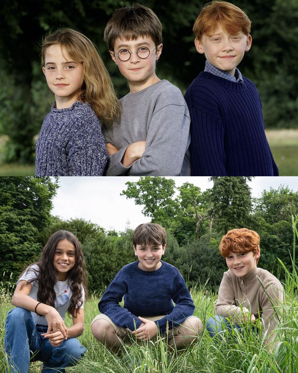 As duas eras de Harry Potter! ❤️ 🥹
