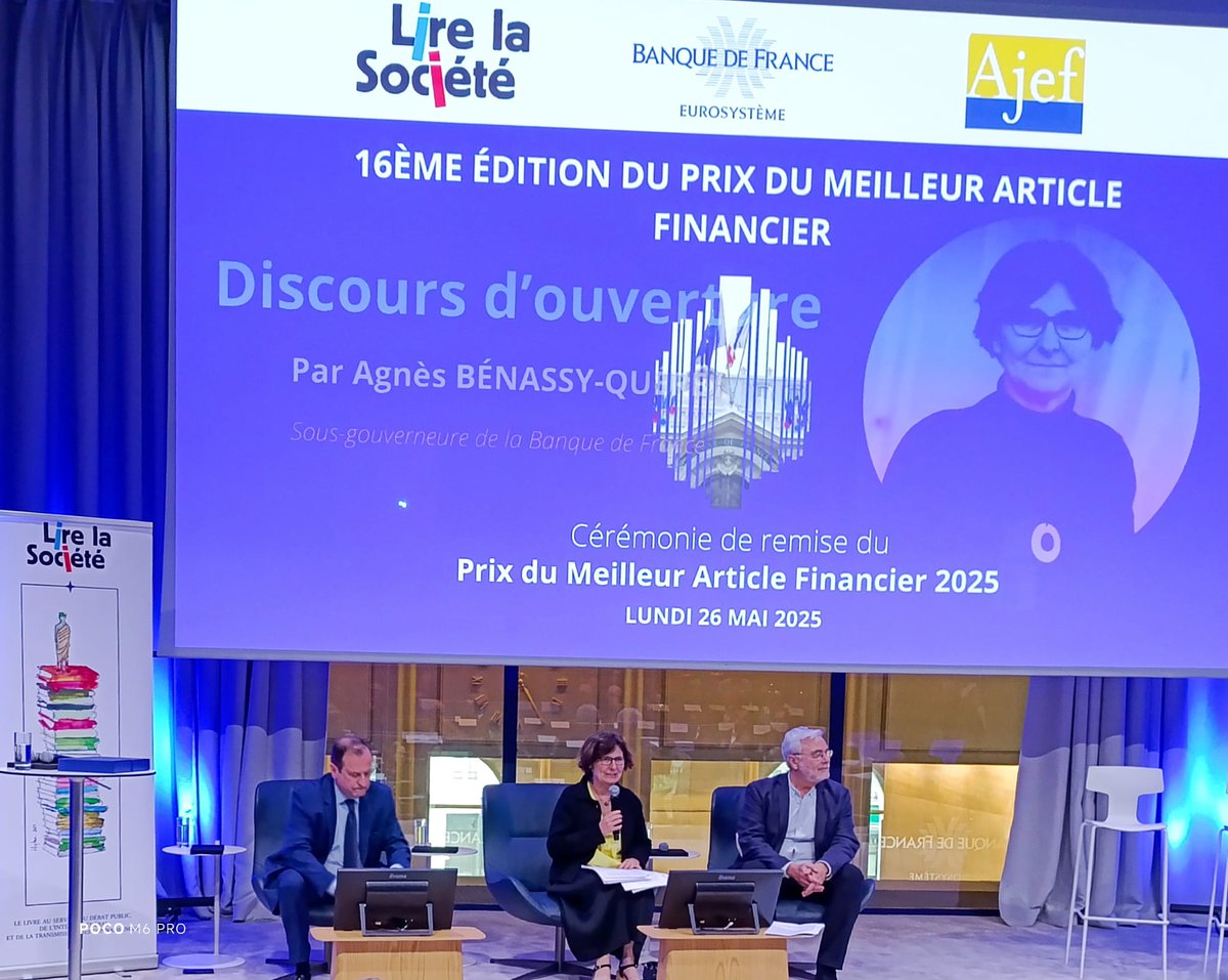 16ᵉ édition du Prix du Meilleur Article Financier
Le Prix du Meilleur Article Financier 2025, organisé pour la seizième année consécutive, a souligné l’importance de la rigueur journalistique dans le traitement des questions économiques. 
 blogs.mediapart.fr/amdb/blog/2705…
 
🇫🇷#prix