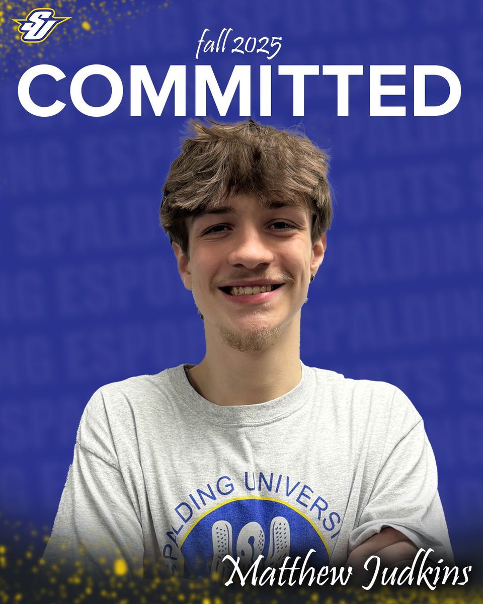 🚨 Roster Update! 🚨 

Please join us in welcoming our newest commit to Spalding Esports, Matthew Judkins! Matthew will round out our Smash roster for this Fall! 

#SpaldingEsports | #OneSpalding
