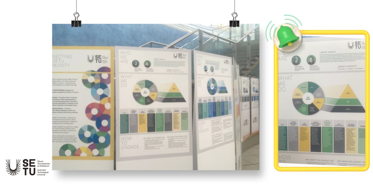Great to see all the hard work from <a href="/SETUIreland/">South East Technological University</a> on display at Foundation Day, including work from #SETUlibraries.