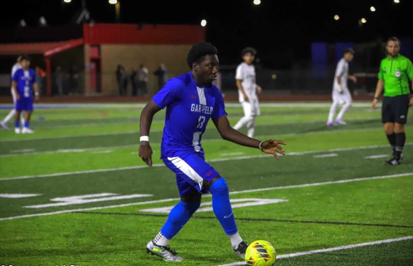 #13, Isaac Kakuchie: Committed to Mount St. Mary University in Maryland. Isaac plans to major in Cybersecurity.