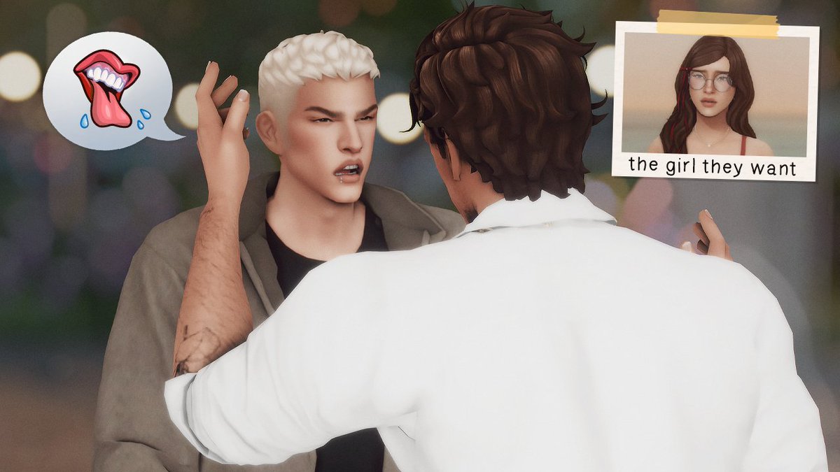 My sim has HOT men fighting over her and I'm kinda jealous tbh

• youtu.be/yrjgfBEjL_g

Mason and Alessandro finally confront each other… #TheSims4