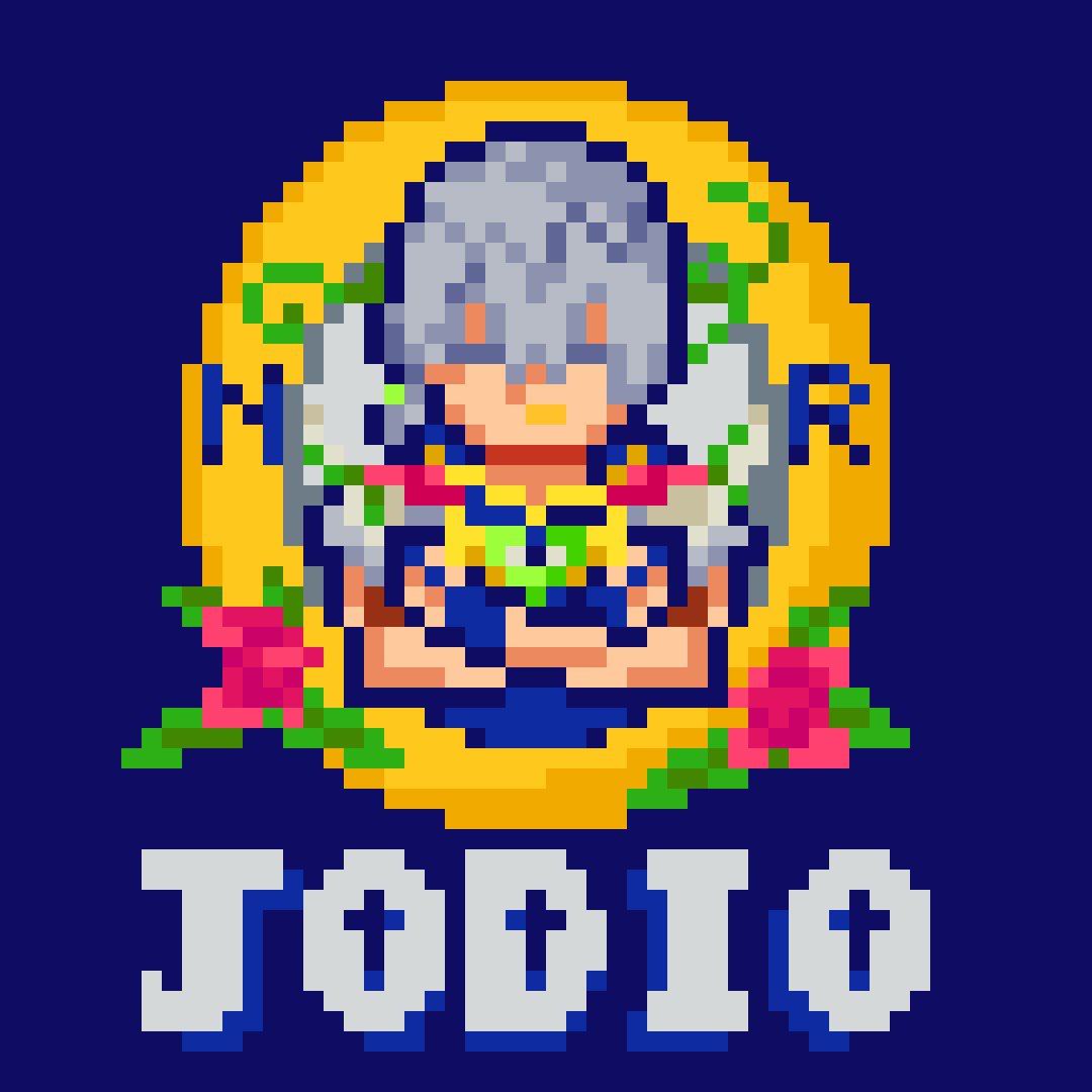 O_Ironick's tweet photo. Jodio Joestar
#Jodio #JoJo #JojoLands #PixelArt #gunsnroses https://t.co/j9TMRRH72h