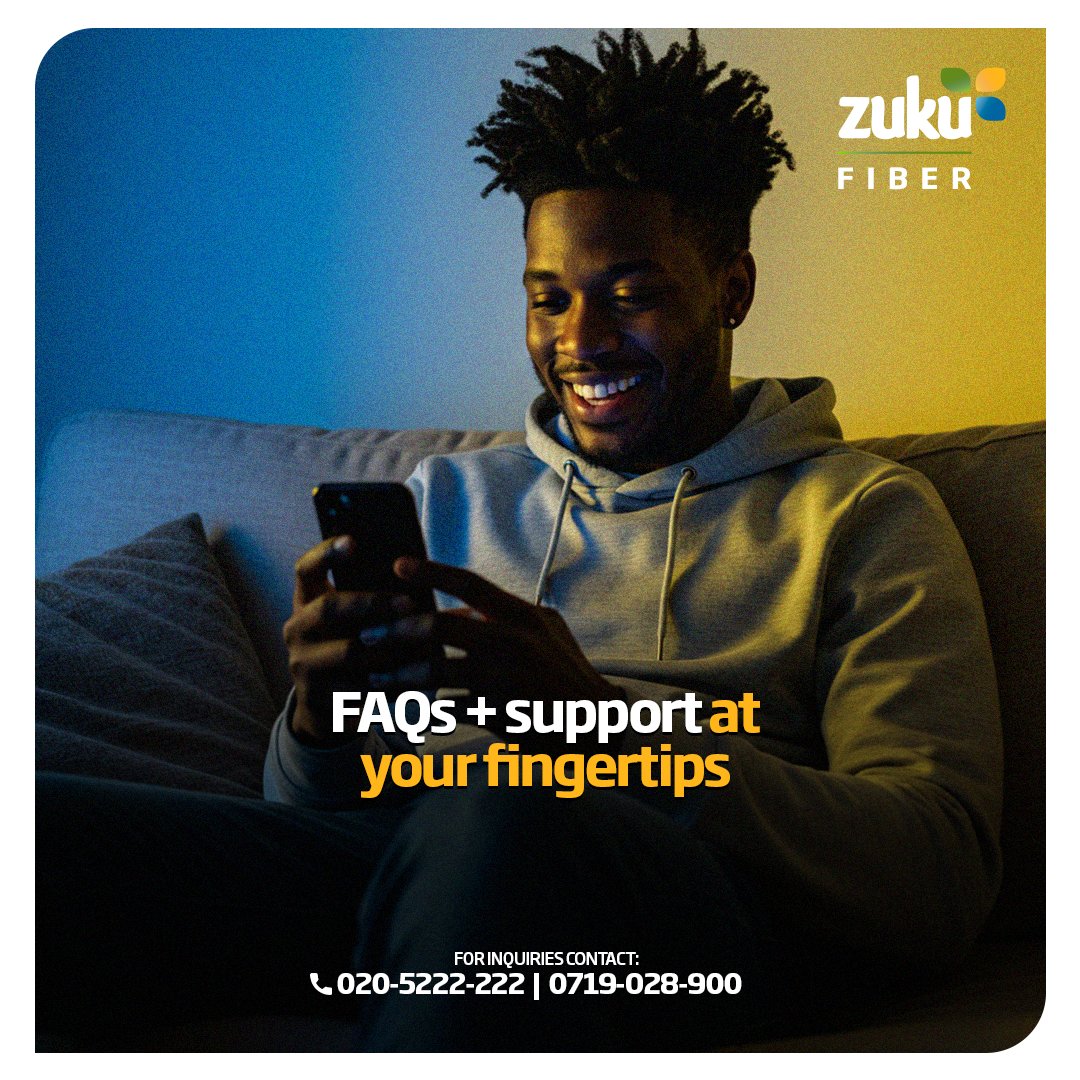 ZukuHome's tweet image. We’re always working to improve your experience  from better service to richer content.
Talk to us today: Call: 020-5222-222
#GetMoreForLess
#ZukuTriplePlay