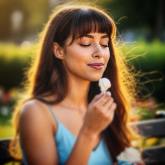 KoraWolfe's tweet photo. Ice cream and sunshine 🌞🍦 Chillin’ in the garden today. #SummerVibes #IceCreamTime #GardenChill #SunshineMoments #Summer2025 https://t.co/1WzZhx4YKI