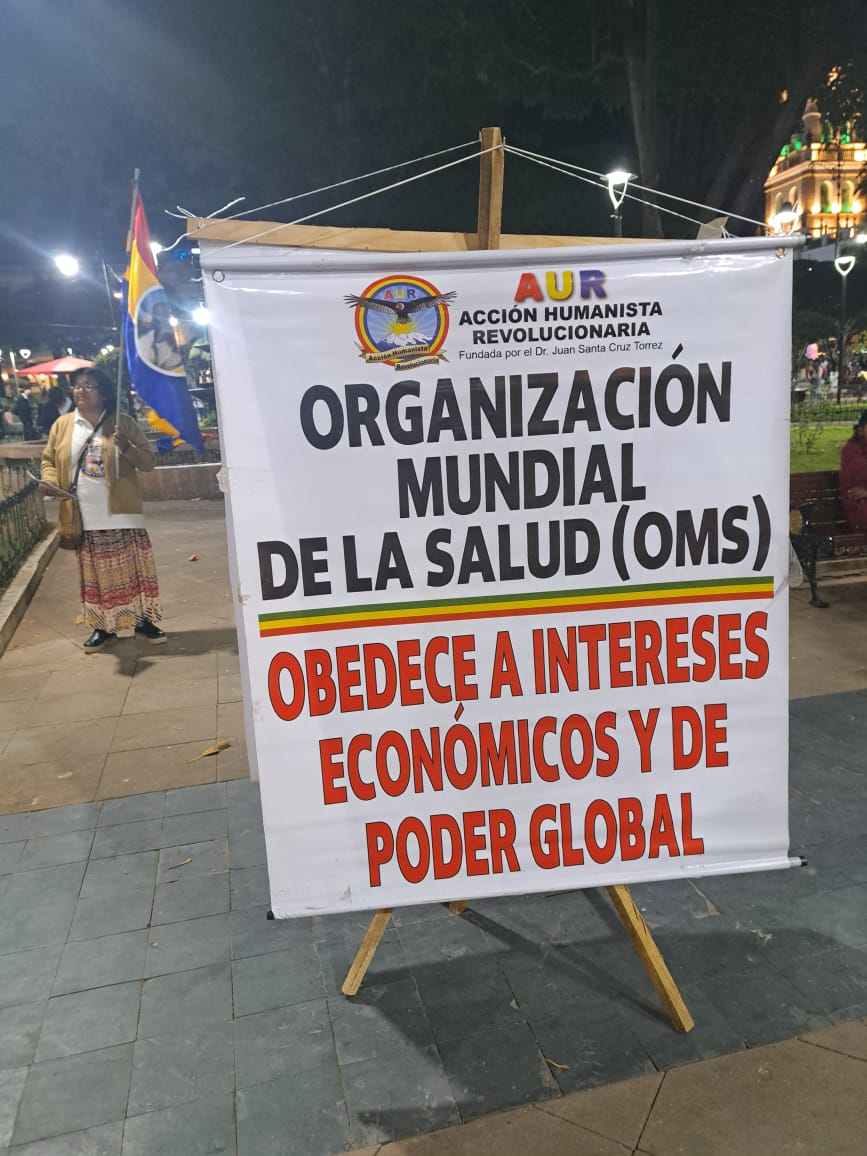 RosaBritez19's tweet photo. TRATADO DE PANDEMIAS OBEDECE A INTERESES PRIVADOS, ES PARA ESTABLECER EL NUEVO ORDEN MUNDIAL

ACCION HUMANISTA REVOLUCIONARIA 
Fundada por el Humanista Juan Santacruz T.
Convoca a los pueblos a manifestarnos çontra "El Acuerdo" de pandemias que OTORGA a la #OMS https://t.co/rCeez4nQ2o
