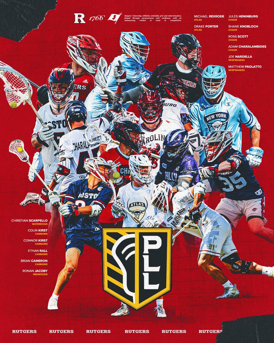 Rutgers Men's LAX (@rumlax) on Twitter photo Looking forward to watching our #RUMLax 'Players in the Pros' with the <a href="/PremierLacrosse/">Premier Lacrosse League</a> season starting this weekend!
14 Scarlet Knights (13 alumns and one current RU coach) are rostered across 6 pro teams
2025 Preview โ๐ฐ: go.rutgers.edu/k91mzcew
#BuiltInNewBrunswick Looking forward to watching our #RUMLax 'Players in the Pros' with the <a href="/PremierLacrosse/">Premier Lacrosse League</a> season starting this weekend!
14 Scarlet Knights (13 alumns and one current RU coach) are rostered across 6 pro teams
2025 Preview โ๐ฐ: go.rutgers.edu/k91mzcew
#BuiltInNewBrunswick
