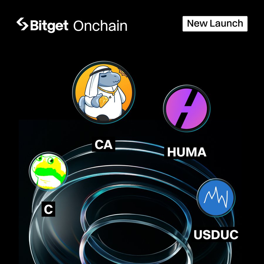 🔥 #BitgetOnchain yeni listelemeleri!

🔹 $HUMA
🔹 $CA
🔹 $C
🔹 $USDUC

🚀 Bir sonraki 100x gem coini bulmak için   
👉 bitget.com/on-chain?chann…

📱 Bitget Uygulaması → Piyasalar → Onchain