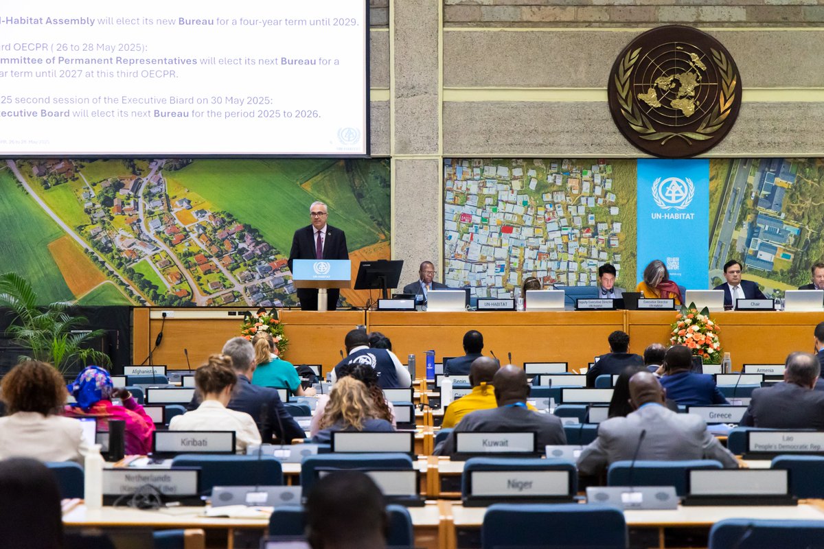 MichalMlynar's tweet photo. This morning, at #OECPR, I shared a comprehensive roadmap for the resumed 2nd session of #UNHA.
UNHA will be a critical moment for @UNHabitat’s further work, guided by the 2026-2029 Strategic Plan and International Guidelines on People-Centered Smart Cities.
Together! https://t.co/jzpUD9MKj2