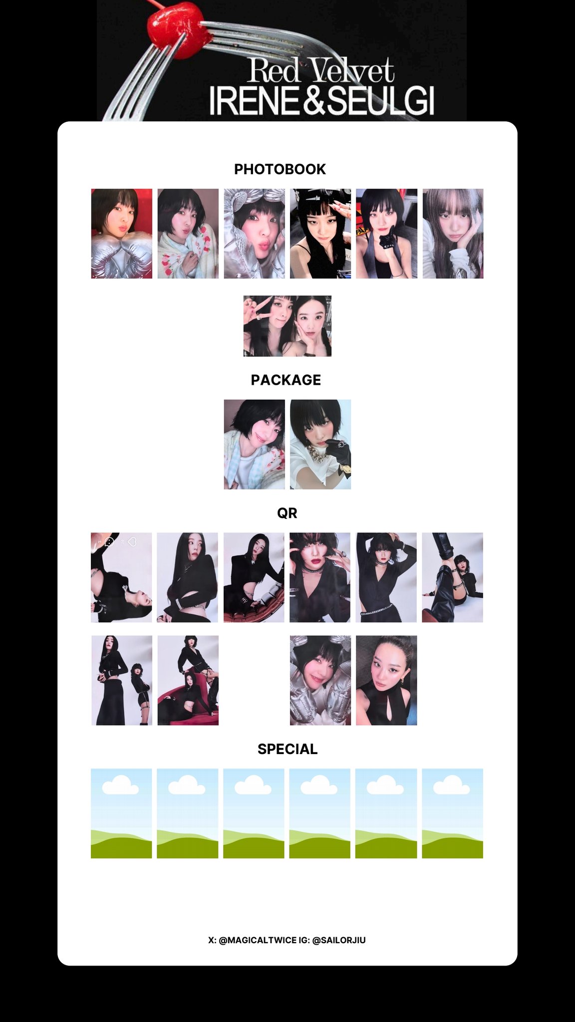 TILT IRENE SEULGI Music plant 特典 トレカ IRENE & SEULGI (Of Red Velvet ) 
