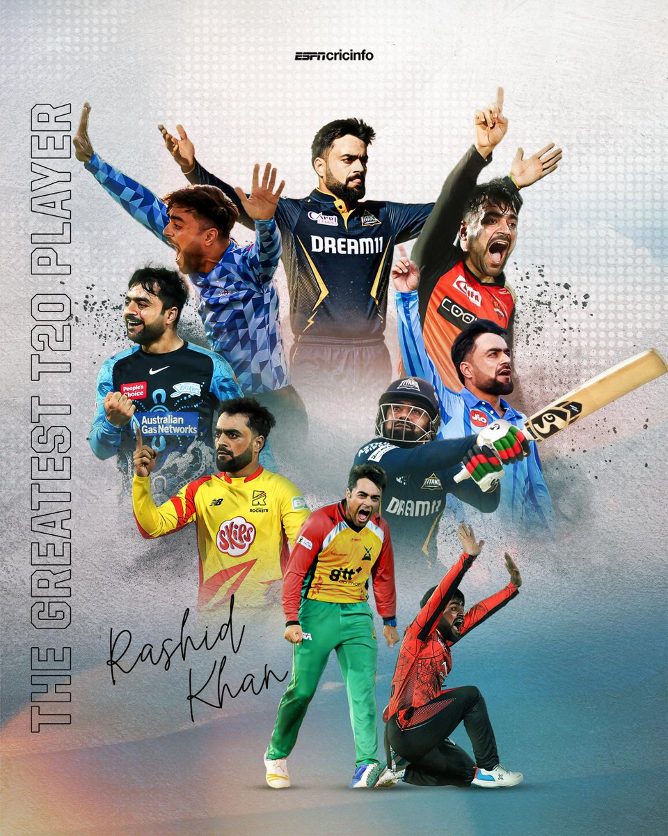 Afghan Atalan (@afghanatalan1) on Twitter photo THE T20 G.O.A.T. 🐐 Rashid Khan is the No. 1⃣ in <a href="/ESPNcricinfo/">ESPNcricinfo</a> list of the greatest T20 players ✨
what a proud Moment for Afghanistan and Rashid Khan Fans.
#AfghanAtalan. THE T20 G.O.A.T. 🐐 Rashid Khan is the No. 1⃣ in <a href="/ESPNcricinfo/">ESPNcricinfo</a> list of the greatest T20 players ✨
what a proud Moment for Afghanistan and Rashid Khan Fans.
#AfghanAtalan.