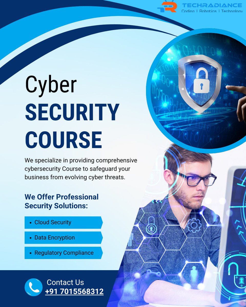 TechradianceT's tweet image. 🔐 Protect Your Future with Cyber Security!
Join our Cyber Security Course
📞 Call: +91 7015568312
Learn more: techradiance.in/cyber-security…
#CyberSecurity #EthicalHacking #TechCourse #LearnCyberSecurity
#CyberAwareness #HackerTraining #CyberSecurityTraining
#Techradiance