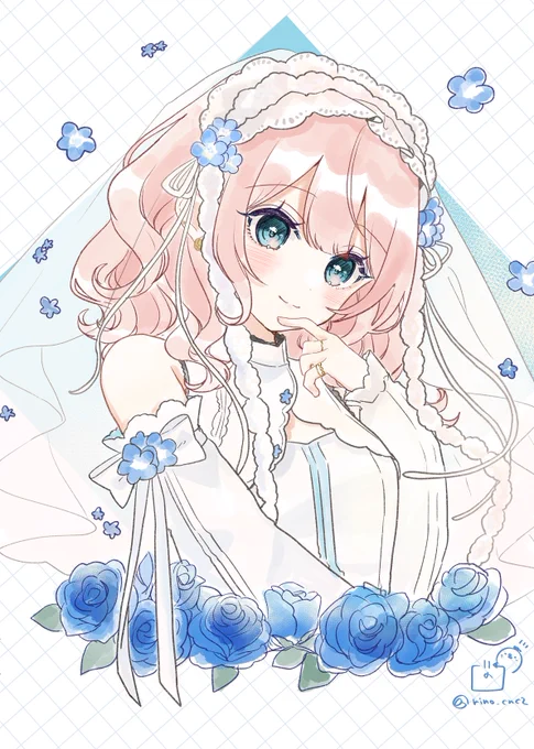 白と青#オリジナル 