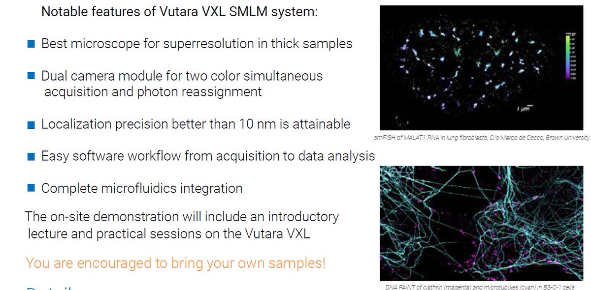 Jaroslav Icha (@ichajaroslav) on Twitter photo An opportunity to test <a href="/BrukerFM/">Bruker Fluorescence Microscopy</a> SMLM microscope Vutara VXL in Prague on 18th and 19th June before our practical at the <a href="/EMBO/">EMBO</a> superres microscopy course <a href="/imgprague/">Institute of Molecular Genetics</a>.
meetings.embo.org/event/25-super…
Let me know if interested. An opportunity to test <a href="/BrukerFM/">Bruker Fluorescence Microscopy</a> SMLM microscope Vutara VXL in Prague on 18th and 19th June before our practical at the <a href="/EMBO/">EMBO</a> superres microscopy course <a href="/imgprague/">Institute of Molecular Genetics</a>.
meetings.embo.org/event/25-super…
Let me know if interested.