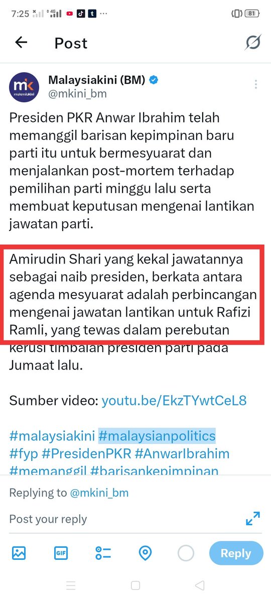 3Nilai's tweet photo. wow..menarik nii..'jawatan lantikan'
agak2 jwtn sbg Timbalan Presiden II  ke @ Timbalan kpd Timbalan Presiden😁🤭🫣hehe
apa2 je la DSAI..asalkan dpt redakan 'kepanasan' yg sdg direnjis2kan oleh org2 sekeliling skrg ni.
Kerosakan yg terjadi sbb pertembungan ini mesti dibaiki cpt ! https://t.co/NLFbNpOekp