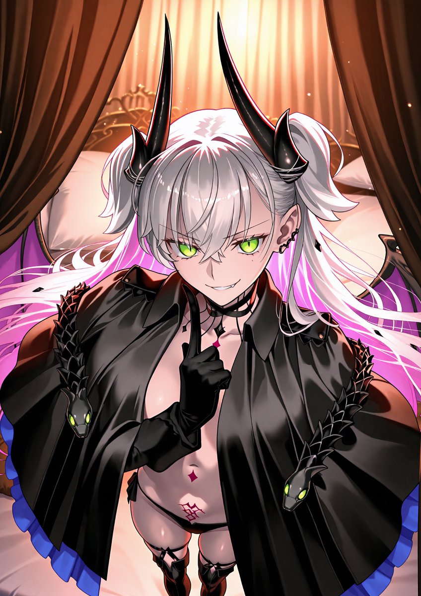 EbuoXXX's tweet photo. ちょっとまだ忙しい日が続いていてすみません……！
今日は夜だけ、リリスです。

#FGO #リリス #Lilith #AIart #FateGrandOrder https://t.co/ANhr9pv8Jx