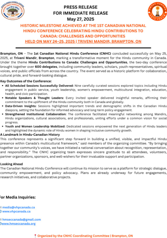 VHP Canada tweet media