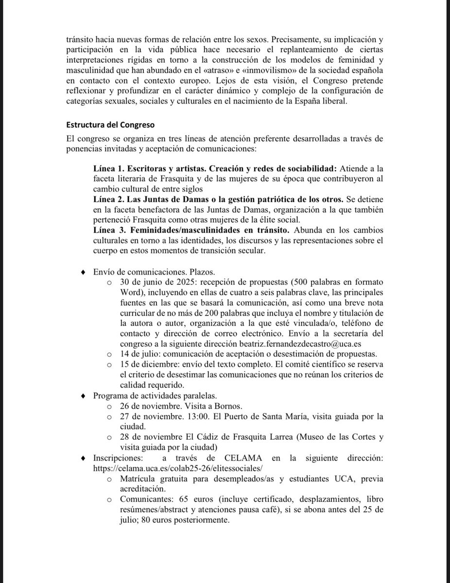 TRAMOS. Género, política y emociones en el S. XIX tweet media
