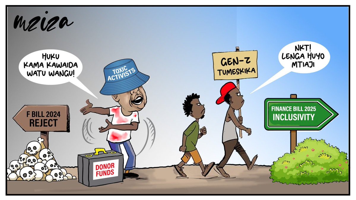 Ati mlisema kupumua ni Binguni... eish Tanzania wametuamulia.

But anyway the Finance Bill 2025 public participation forums have taken to account all sectors if the public.
Hata #GenZTumeskika