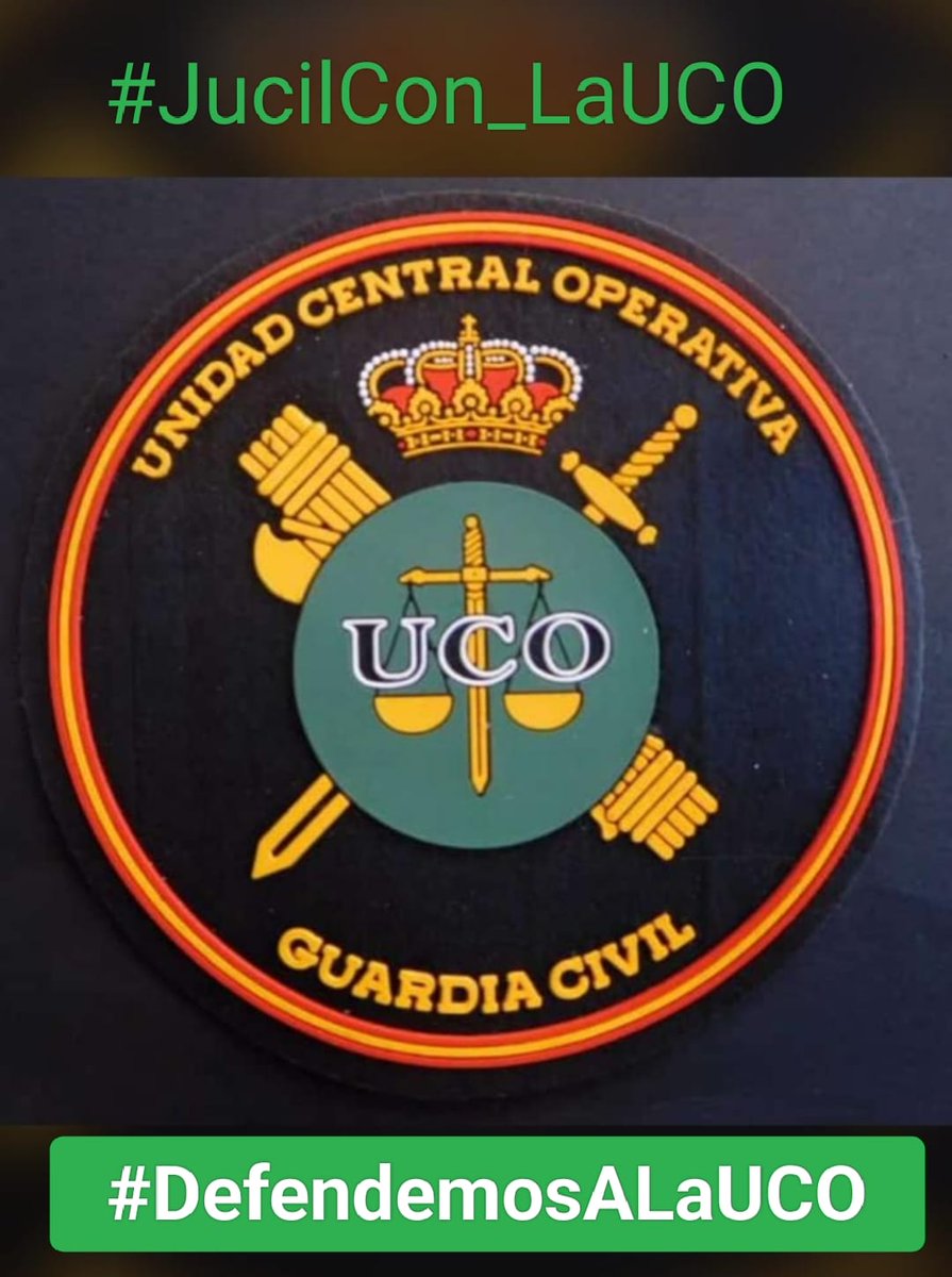 jucilceuta's tweet photo. @jusapol @guardiacivil ⚔️ La PURGA política contra la Guardia Civil.

👮‍♂️ Corbí, de los Cobos..., y ahora van a por el Tte. Cnel. Balas!

Van a por la #UCO, pero NO SE LO PERMITIREMOS‼️

#JUCILCon_LaUCO
#DefendemosALaUCO https://t.co/ZdHdI9uyKG