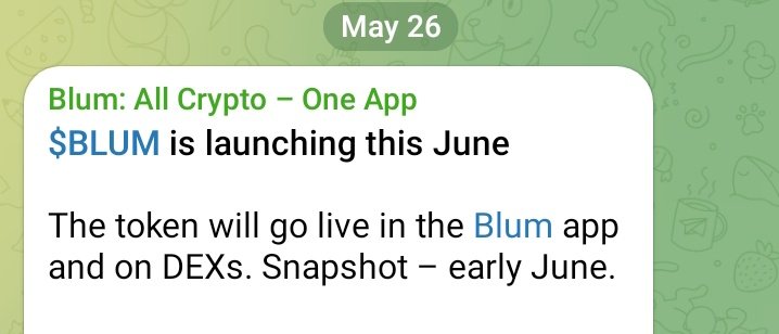 IllizPromise's tweet photo. BREAKING: $BLUM Token will LIST next month – JUNE.

Token will go LIVE on the BLUM App and DEXs.

...what do you think? 👀.. https://t.co/XtYmwGDOVO