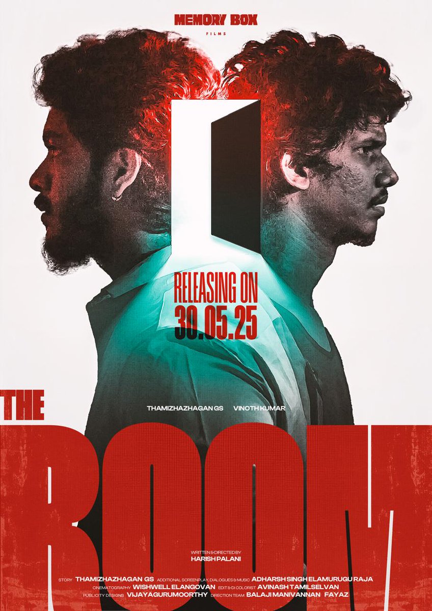 harish_ij's tweet image. Our mystery-drama #TheRoom drops THIS FRIDAY – 30.05.25 🔥 on Youtube 

👀 Watch the truth unfold.
🔔 Set your reminder.
📽️ #ShortFilm | #Mystery | #TheRoomFilm|#TamilCinema |#ShortFilm 

@AvinashTamil03  @Adharsh_singh_ @MrFuntamil1 @WISHWELL_DOP