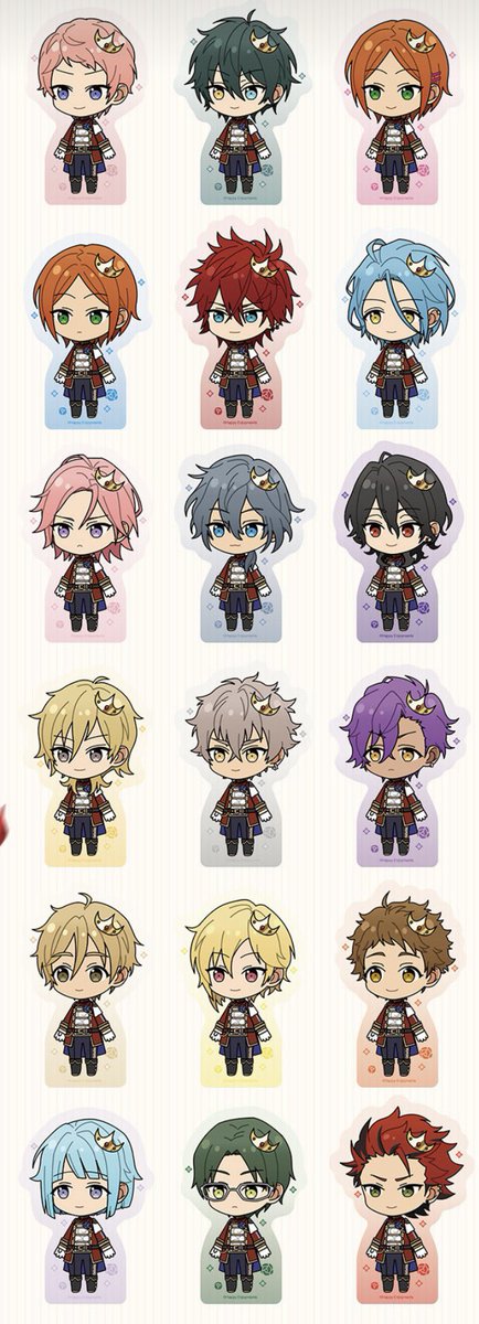 あんスタ 中国 王子 ミニちびキャラアクリルスタンド 全絵柄公開