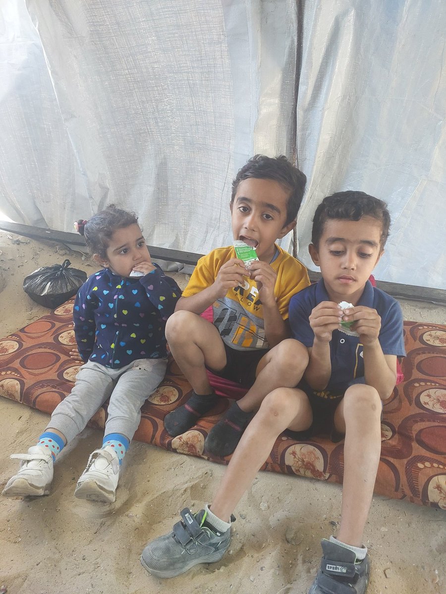 wdmr28280815's tweet photo. 💔Hello
I am still in my small tent and no one is donating and no one is looking at what is happening in Gaza. We are dying, my children, without food or water. Please, I need to build a tent. I am waiting for you, guys. Please help these three children.🙏
https://t.co/OJ4FRArqSy https://t.co/FXHrmIbHnv