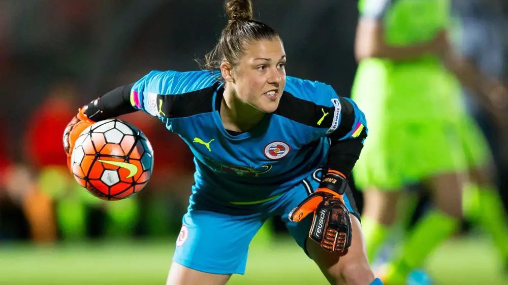 ReadingFCWomen's tweet photo. Former Royal, Mary Earps, has officially announced her retirement from international football. 

 Mary pulled on the keeper’s shirt for us during our WSL campaigns from 2016 to 2018.

She made a total of 37 appearances for the Royals under former manager Kelly Chambers.

Thank you and good luck for the future 💙 #readingfc